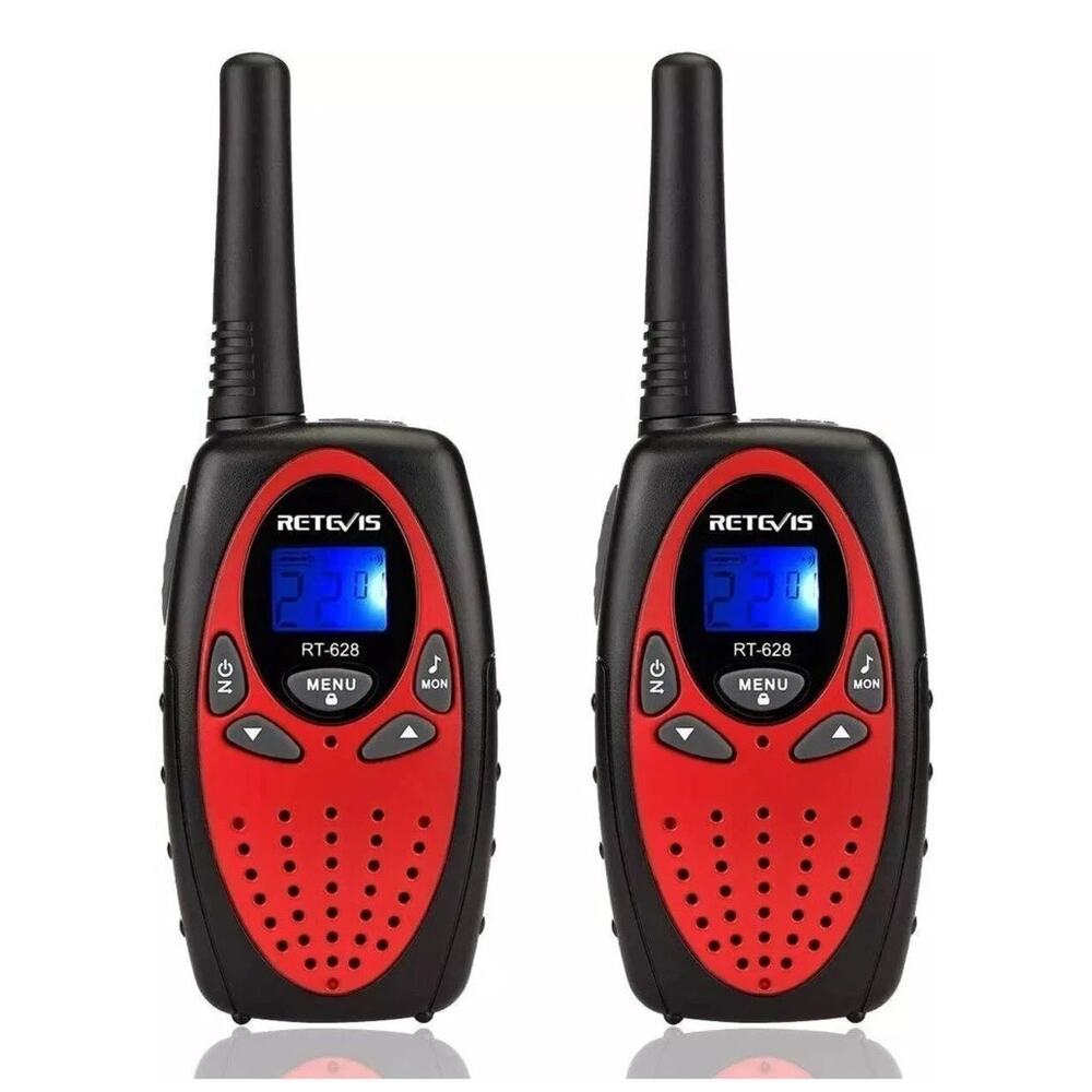 Retevis RT628 Kids Walkie Talkies 2 Pack Red NEW